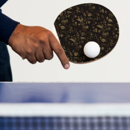 Raquete De Ping Pong Folhas de ouro-glamínico, castanho