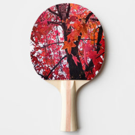 Raquete De Ping Pong Folhas rosa