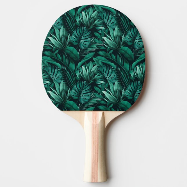 Raquete De Ping Pong Folhas tropicais (Frente)