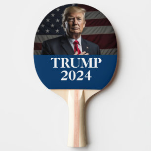 Raquete De Ping Pong Foto de Donald Trump - Excelente Trump 2024 Keep A