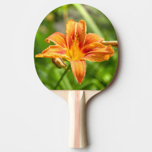 Raquete De Ping Pong Foto de flor Lily grande e bonita