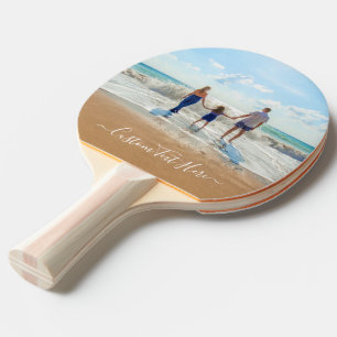 Raquete De Ping Pong Foto e texto personalizados - seu próprio Design