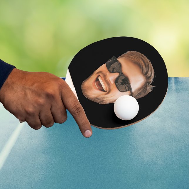 Raquete De Ping Pong Foto impressa personalizada e fascinada dupla (Double Sided Funny Custom Printed Photo Ping Pong Paddle)