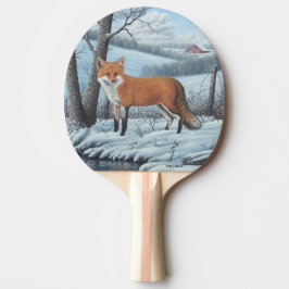 Raquete De Ping Pong Fox vermelho