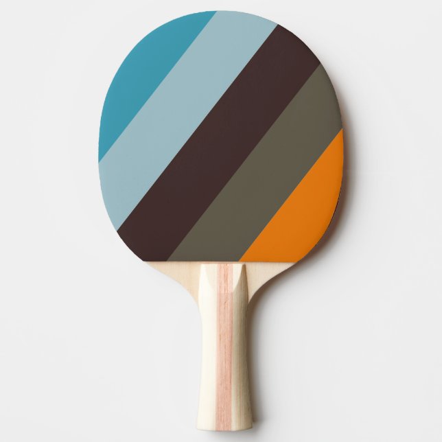 Raquete De Ping Pong Foxglove Rust Bold Striped (Frente)