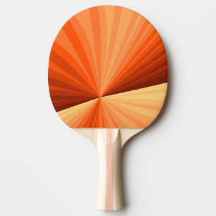 Raquete De Ping Pong Fractal Gráfico de Baunilha Vermelha Abstrato Lar