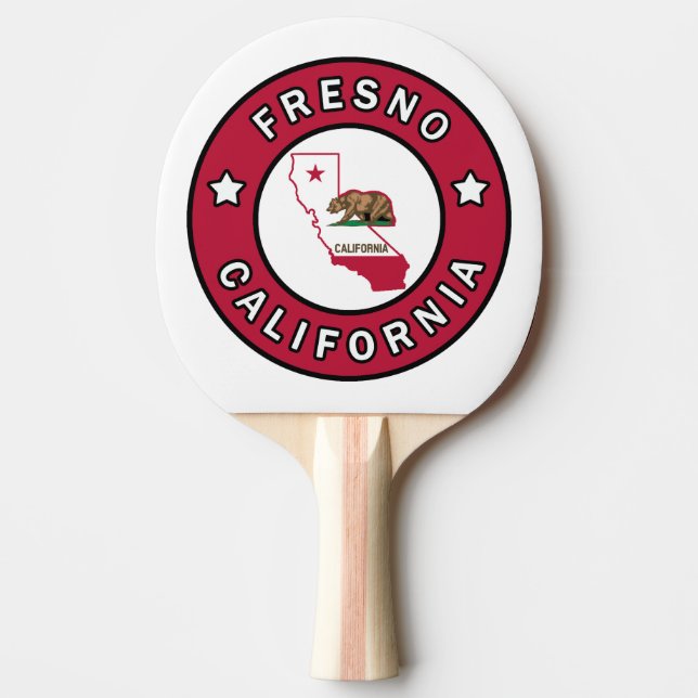 Raquete De Ping Pong Fresno California (Frente)