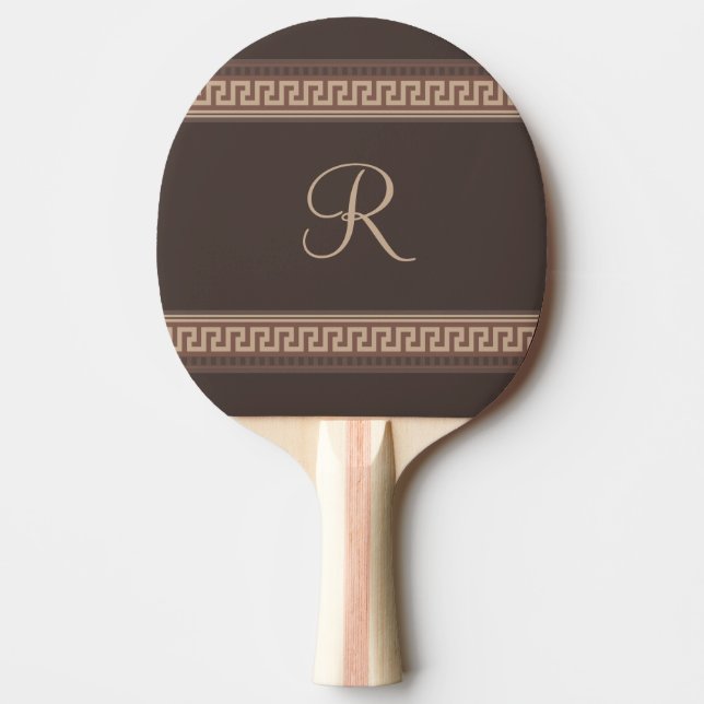 Raquete De Ping Pong Fronteira chave grega (Frente)