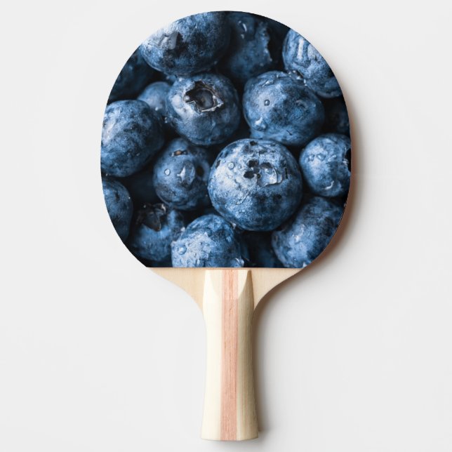 Raquete De Ping Pong Fruta de mirtilos (Frente)