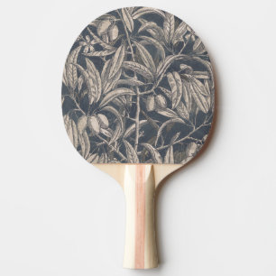 Raquete De Ping Pong Fruta Vintage e Floral I