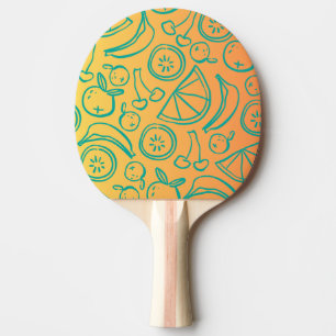 Raquete De Ping Pong Frutas