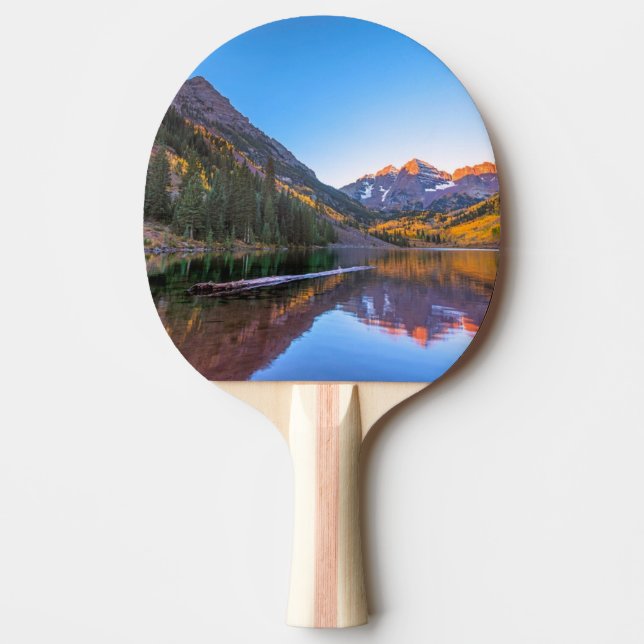 Raquete De Ping Pong Fulgor marrom de Bels Alpen (Frente)