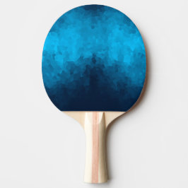 Raquete De Ping Pong Fundo Azul Cristalizado por abstrato
