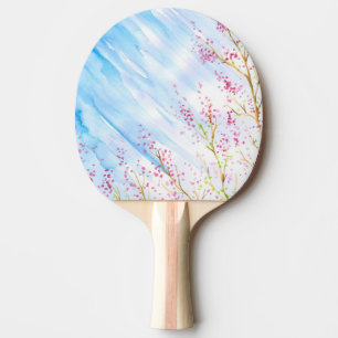 Raquete De Ping Pong Fundo da natureza