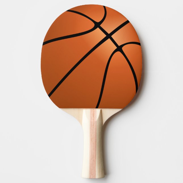 Raquete De Ping Pong Fundo de Basquete (Frente)