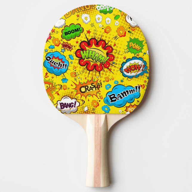 Raquete De Ping Pong Fundo de sons de Wham Bamm (Frente)