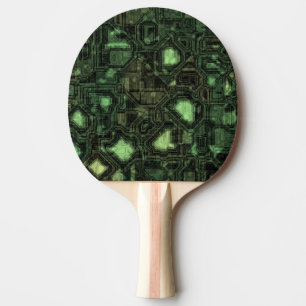 Raquete De Ping Pong Fundo do circuito de computador