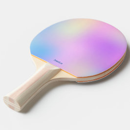Raquete De Ping Pong Fundo holográfico colorido