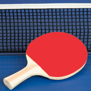 Raquete De Ping Pong Fundo vermelho sólido