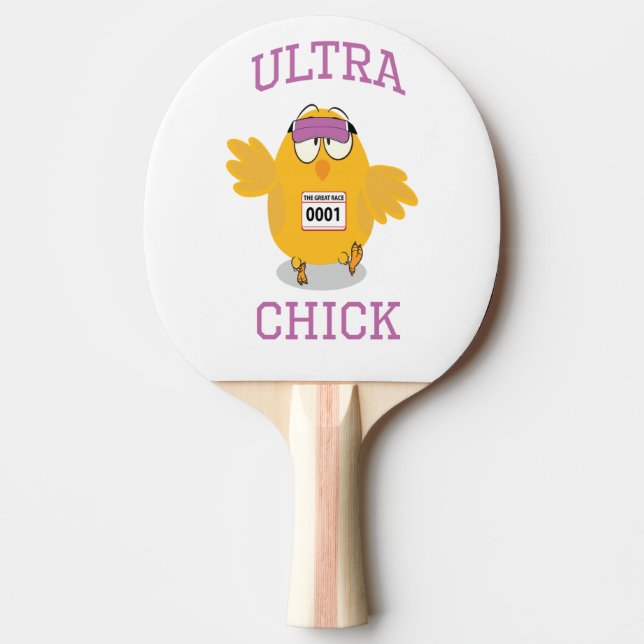 Raquete De Ping Pong Funny Ultra Pintinho Runner (Frente)