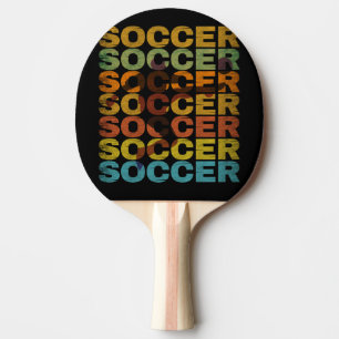 RAQUETE DE PING PONG FUTEBOL RETRÔ
