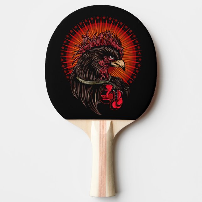Raquete De Ping Pong Galo de Boxing (Frente)