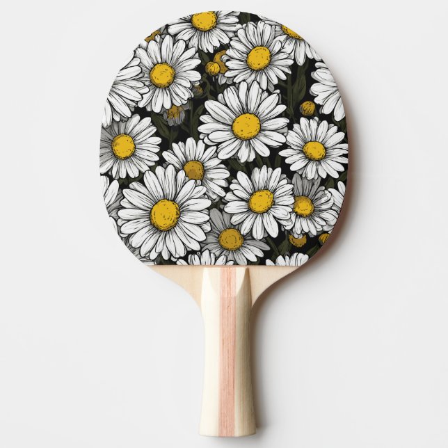 Raquete De Ping Pong Gänseblümchen Comic Style  (Frente)