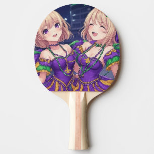 Raquete De Ping Pong Garotas de Anime Mardi Gras