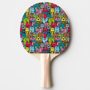 Raquete De Ping Pong Gatos e gatinhos