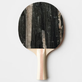 Raquete De Ping Pong Gemstone Photo Black White Strike Modern