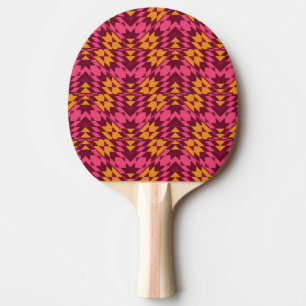 Raquete De Ping Pong Geométrico do eterno: Padrão Invisível