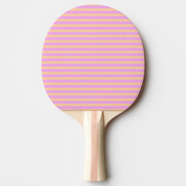 Raquete De Ping Pong Geométrico Rosa  (Frente)