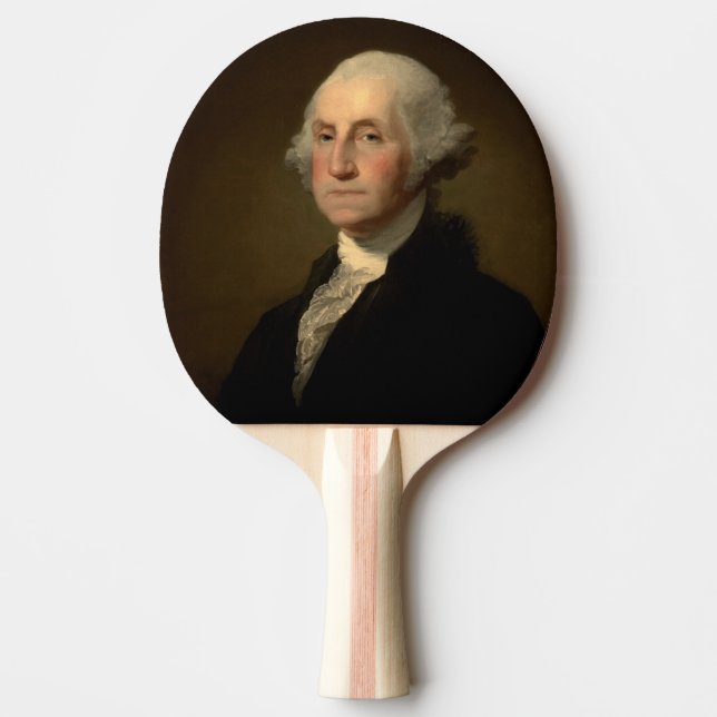 Raquete De Ping Pong George Washington 1rua presidente americano por St (Frente)