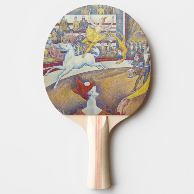 Raquete De Ping Pong Georges Seurat - O Circo (Frente)