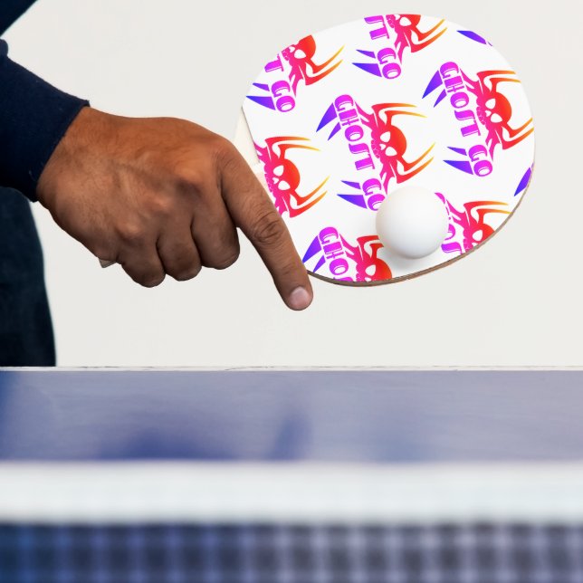 Raquete De Ping Pong Ghost Go Spooky Season (Insitu)