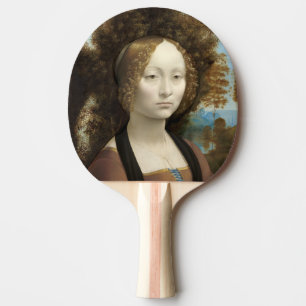 Raquete De Ping Pong Ginevra de' Benci Leonardo da Vinci