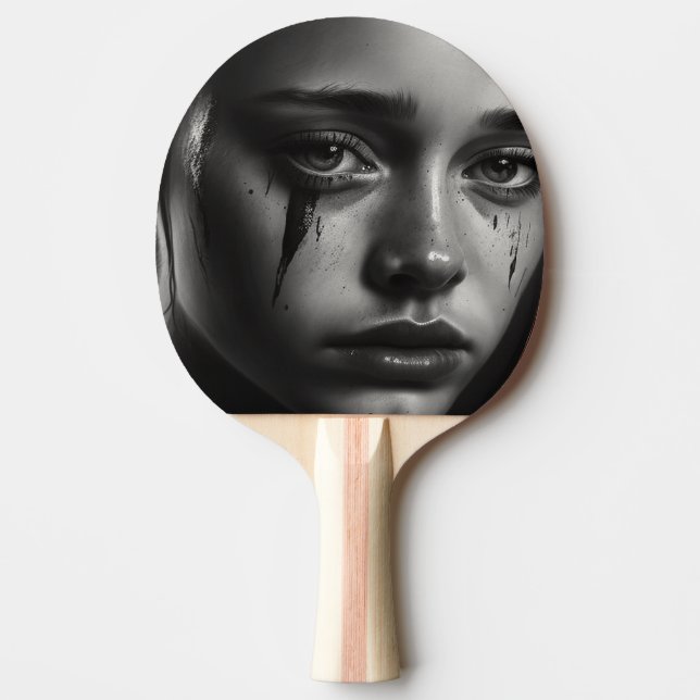 Raquete De Ping Pong Girl with tears (Frente)
