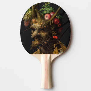 Raquete De Ping Pong Giuseppe Arcimboldo - Quatro Assentos numa Cabeça