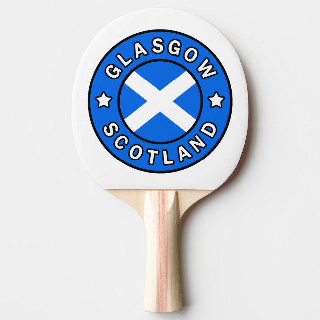 Raquete De Ping Pong Glasgow Escócia (Frente)