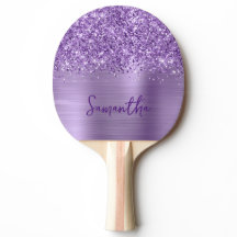 Glittery Glam Royal Purple Name