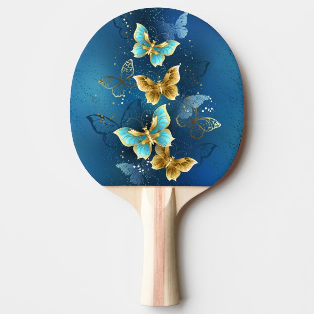 Raquete De Ping Pong Golden butterflies (Frente)