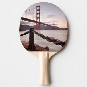 Raquete De Ping Pong Golden gate bridge contra montanhas