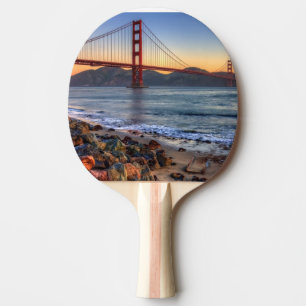 Raquete De Ping Pong Golden gate bridge da fuga de San Francisco Bay