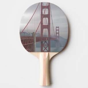 Raquete De Ping Pong Golden gate bridge na névoa
