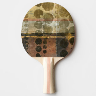 Raquete De Ping Pong Gotas Verdes Circulantes