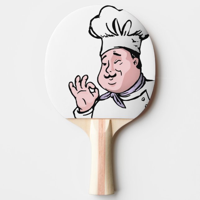 RAQUETE DE PING PONG GOURMET CHEF (Frente)