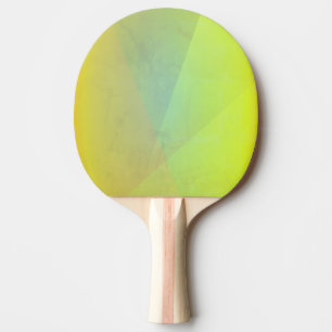 Raquete De Ping Pong Gradação Geométrica Amarela Moderna