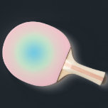 Raquete De Ping Pong Gradiente azul rosa Ombre Pastel Estético Verão<br><div class="desc">Belo design de gradiente azul-rosa com aquarela azul cor-de-água. Dons de verão gradiente.</div>
