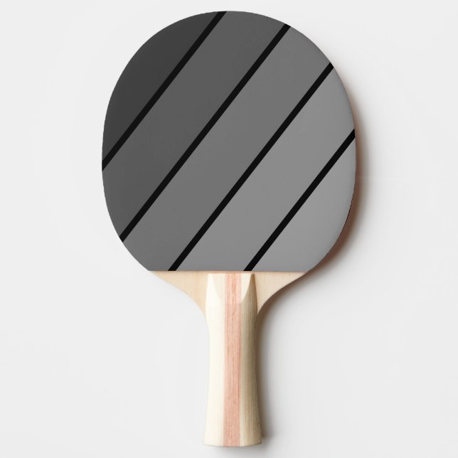 Raquete De Ping Pong Gradiente Escuro Arco-Íris Negrito (Frente)