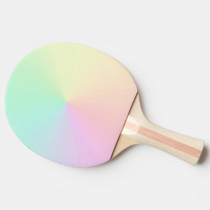 Raquete De Ping Pong Gradiente Mudado Ombre Pastel Verão Estético